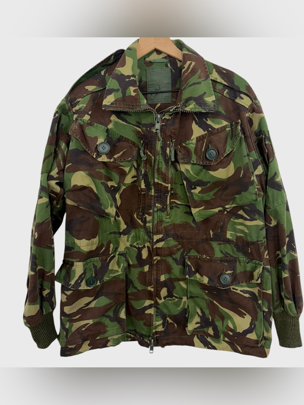 British Army Woodland DPM Temperate Combat Smock Field Jacket with Patches